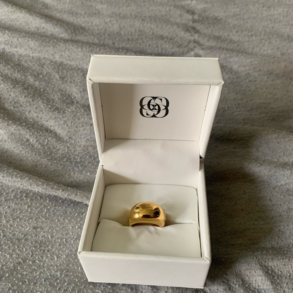 Cendré Gold Dome Ring